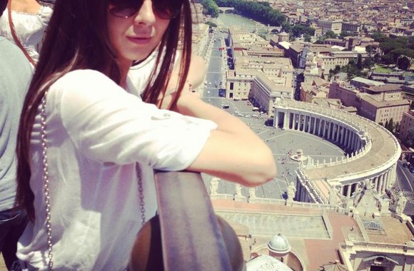 Saulenė Chlevickaitė Romoje