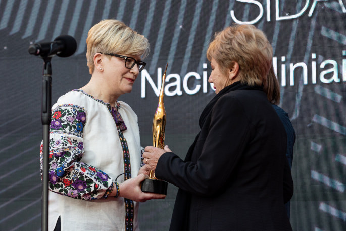 Kino apdovanojimų „Sidabrinė gervė“ ceremonija / Pauliaus Peleckio nuotr.