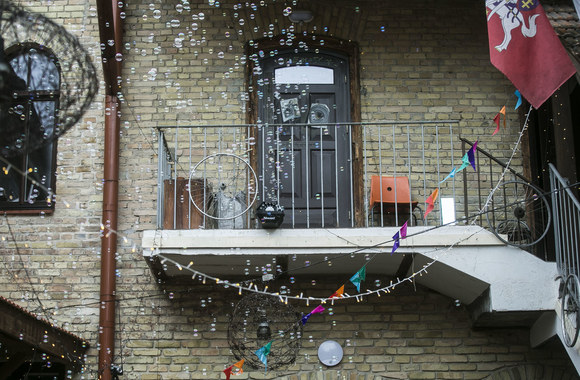 Šventės Užupyje akimirkos