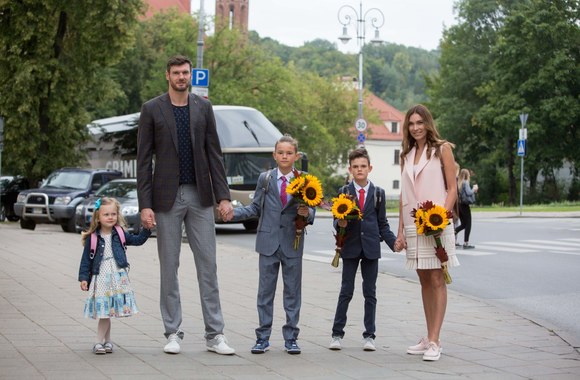 Kšištofo ir Tatjanos Lavrinovičių šeima