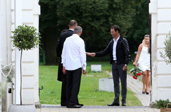 Vestuvių vakarienė vyko trečiadienį komplekse „Monte Pacis“