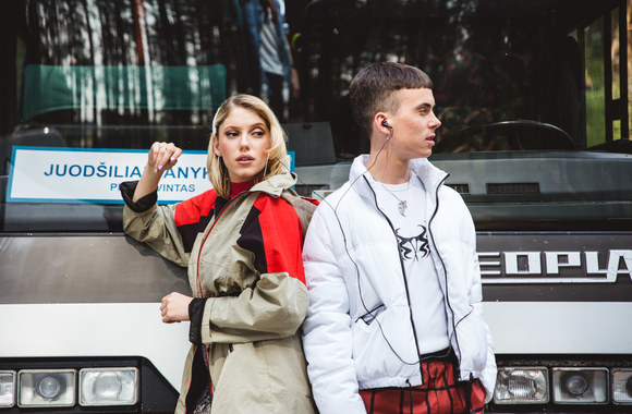 Monique ir Free Finga klipo filmavimo užkulisiai/Modesto Endriuškos, Ievos Jūros Jūraitės nuotr.