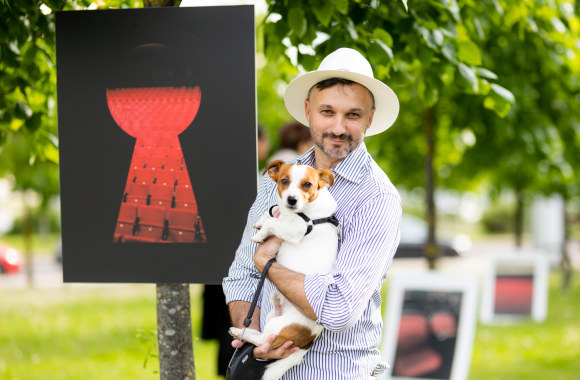 Eimutis Kvoščiauskas pristatė fotografijų parodą / Gretos Skaraitienės / „ŽMONĖS Foto“ nuotr.