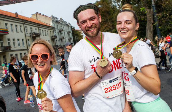 „Danske Bank Vilniaus maratono“ 10 km „Visi mes žmonės“ bėgimas/ Pauliaus Peleckio nuotr.