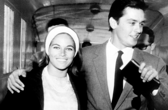 Nathalie Delon ir Alainas Delonas 
