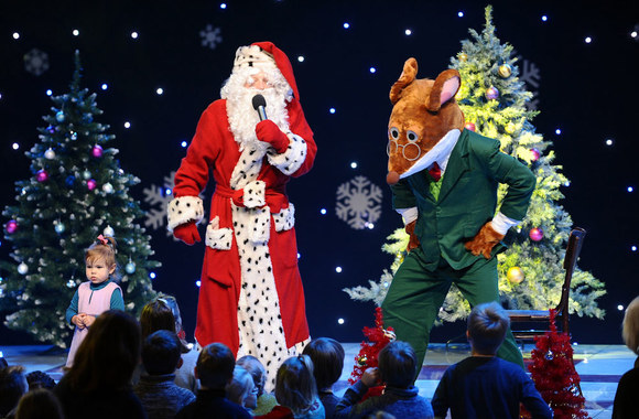 Kalėdinio renginio akimirka