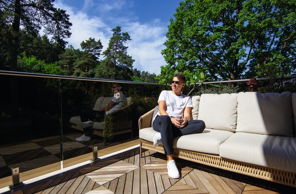 Rimvydas Širvinskas-Makalius pravėrė namų duris/ L. Garbačausko ir Irmanto Gelūno nuotr. 