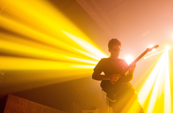 Grupės „Son Lux“ koncerto akimirkos