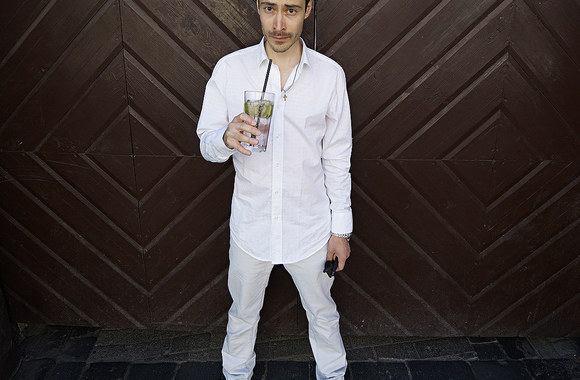 Žurnalo „VICE“ atstovas Dmitrijus Saltykovskis