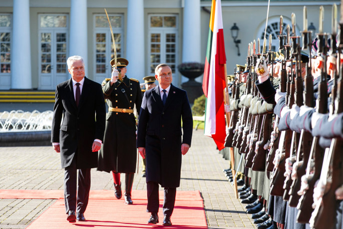 Prezidento Gitano Nausėdos susitikimas su Lenkijos prezidentu Andrzejumi Duda / Pauliaus Peleckio nuotr.