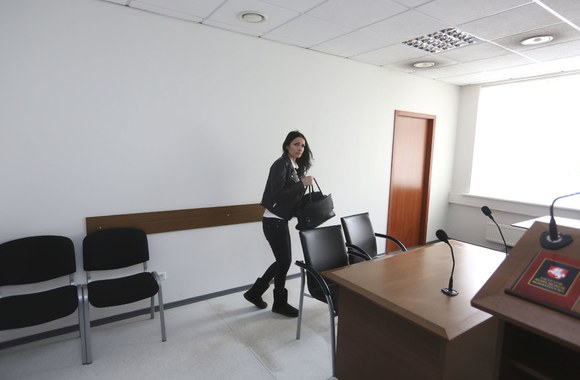 Sandros Chlevickaitės bylos nagrinėjimas teisme Vilniuje
