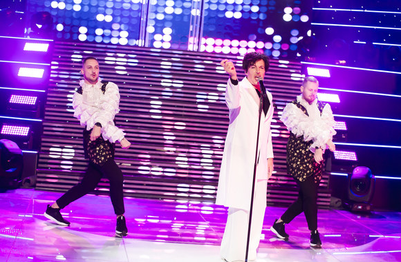 Šou „Muzikinė kaukė“ akimirka / Dovydo Beržinio nuotr.