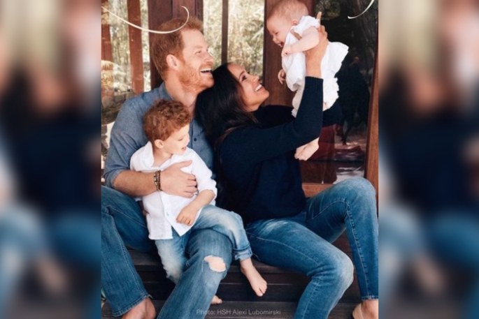 Princas Harry ir Meghan Markle su vaikais Archie ir Lilibet / Alexi Lubomirski nuotr.
