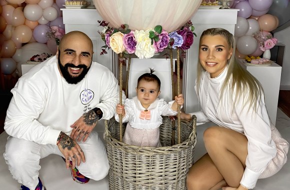 Paulos Poderytės ir Sezzy dukros Alisos gimtadienis / Asmeninio albumo nuotr.