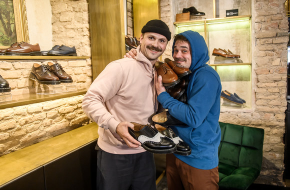 Audrius Bružas ir Leonardas Pabedonoscevas / Tomo Petrovskio nuotr.