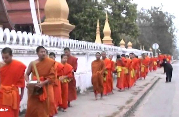 VIDEO kadras: Jurgos ir Ričardo Anusauskų kelionė po Laosą