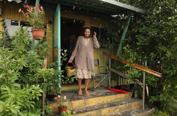 Filmo „Pakeliui“ akimirkos su aktore Janina Matekonyte 