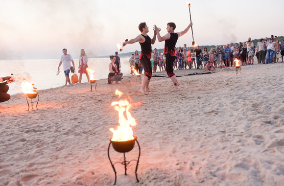 Vakaro Palangos paplūdimyje akimirka