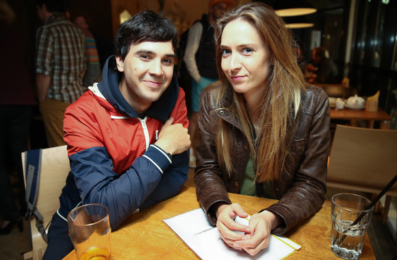 Paulius Skučas su žmona Indre