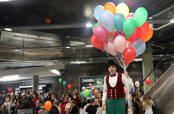 Koncerto Donatas Montvydas „Kalėdos LIVE CIRKAS“ akimirka