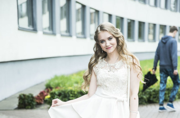 Išleistuvių šventės akimirka