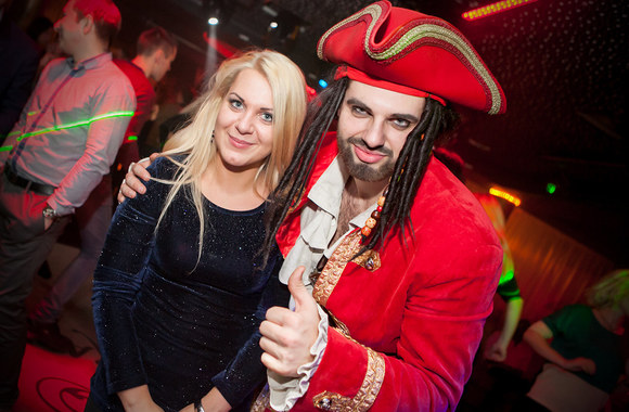 Piratų vakarėlio akimirka