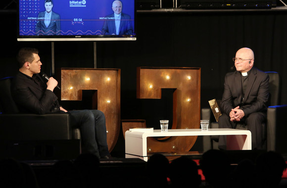 Justinas Jankevičius ir Sigitas Tamkevičius