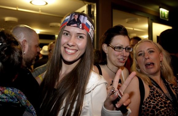 Pompastiškas Rusijos atstovo vakarėlis