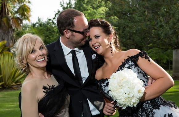 Gracija Sommer su dukra Ringaile ir jos vyru Andrew