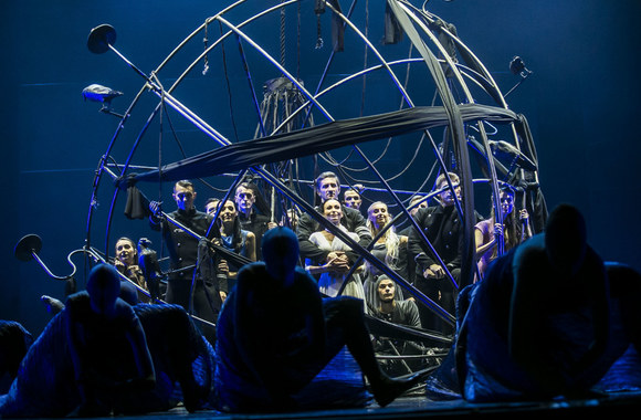 Anželikos Cholinos spektaklio „Otelas“ pristatymo akimirka