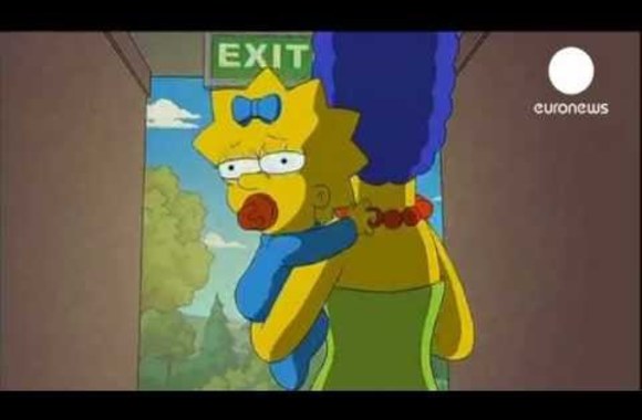 VIDEO kadras: Filmuko kūrėjas Davidas Silvermanas kalba apie savo darbą „Maggie Simpson in The Longest Daycare“