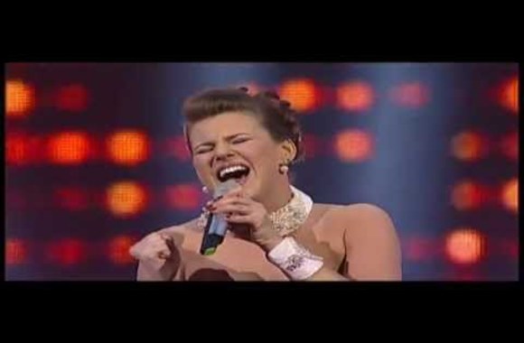 VIDEO kadras: Vilijos Matačiūnaitės pasirodymas „Auksiniame balse“