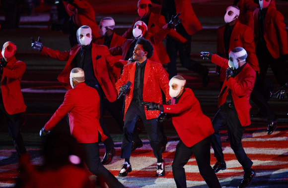 The Weeknd pasirodymas per „Super Bowl“ / „Scanpix“ nuotr.
