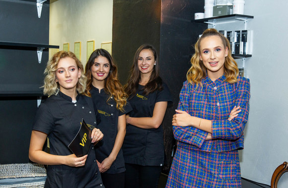Depiliacijos studijos „Depilation VIP“ atidarymo akimirka