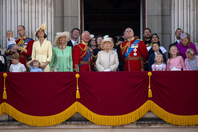 Karalienės Elizabeth II gimimo dienos paradas / „Scanpix“ nuotr.