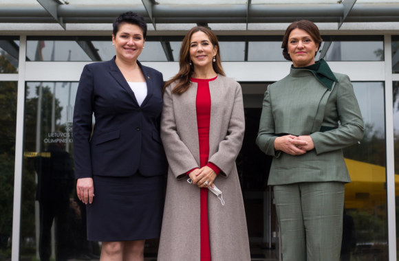 Daina Gudzinevičiūtė, Danijos kronprincesė Mary, Diana Nausėdienė / E.Žaldario nuotr.