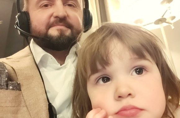 Stanislavas Stavickis-Stano su dukra Joana / Asmeninio albumo nuotr.