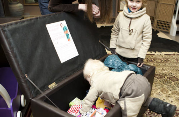 Vaida Grikšaitė-Česnauskienė su sūnumis Rojumi ir Deividu