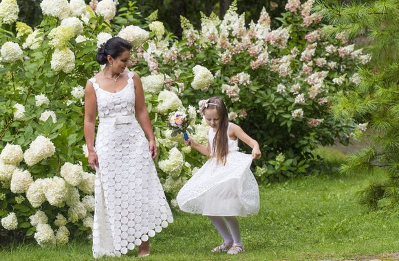 Žvaigždžių stilistė R. Morozovienė su vyru atnaujino santuokos įžadus
