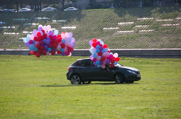 „1000 km Širdies žygio“ koncerto akimirka