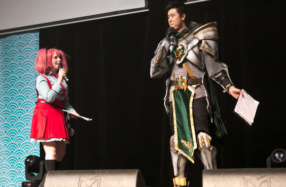 Cosplay konkurso akimirka