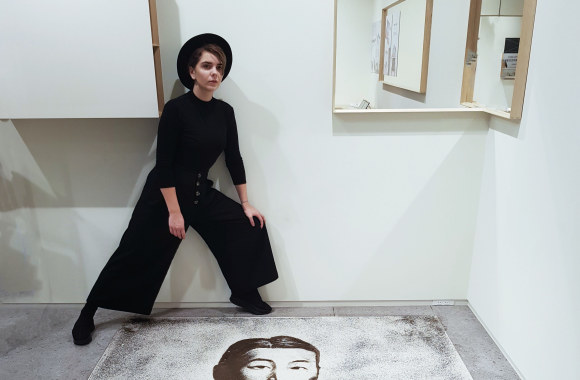 Jolitos Vaitkutės paveikslas – Čijunės Sugiharos portretas