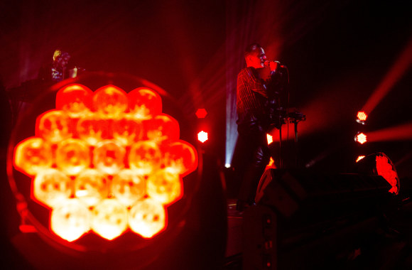 „GusGus“ koncerto akimirka