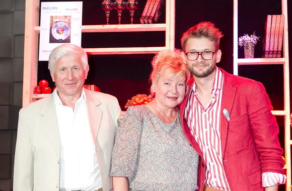 Alfas Ivanauskas su tėvais Alfonsu ir Tatjana Ivanauskais