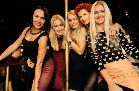 Vakarėlio klube „Pantera“ akimirka