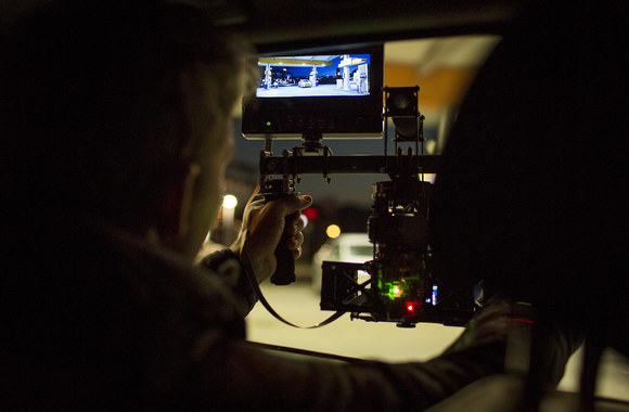 Vaido Baumilos klipo filmavimo akimirka