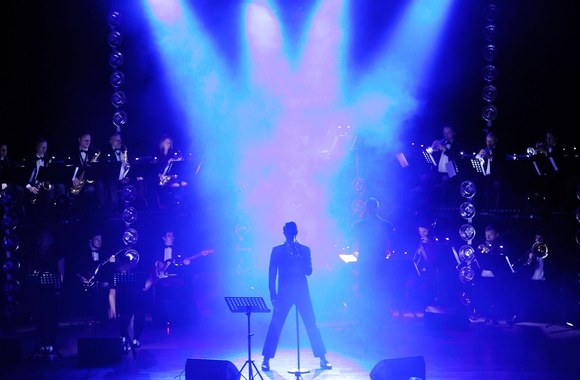 „Elvis Presley Show“ koncerto Mažeikiuose akimirka