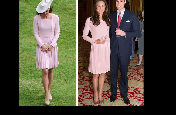 Dabar ir prieš dvi savaites: Catherine ir ta pati „Emilia Wickstead“ suknelė