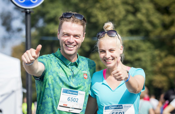 Ignas Krupavičius su drauge Vaida