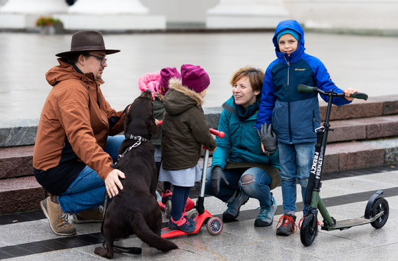 Vytautas Pivoras su šeima / Gretos Skaraitienės, „ŽMONĖS foto“ nuotr.